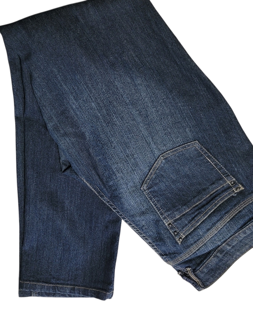 Warehouse One Mid Rise Slim, Dark Wash